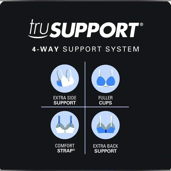 Playtex Women's 18 Hour Active Breathable Comfort Wireless Bra 36D NWOT Nude - Picture 4 of 7